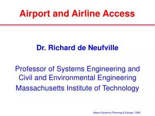 Airport and Airline Access