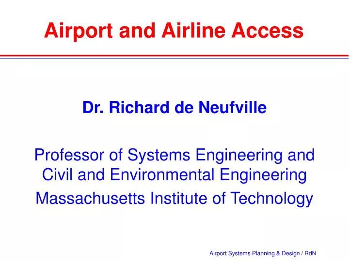 airport and airline access