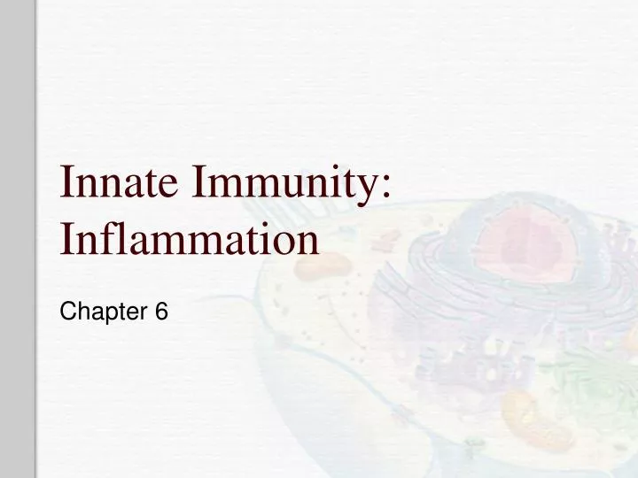 innate immunity inflammation