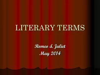 literary terms