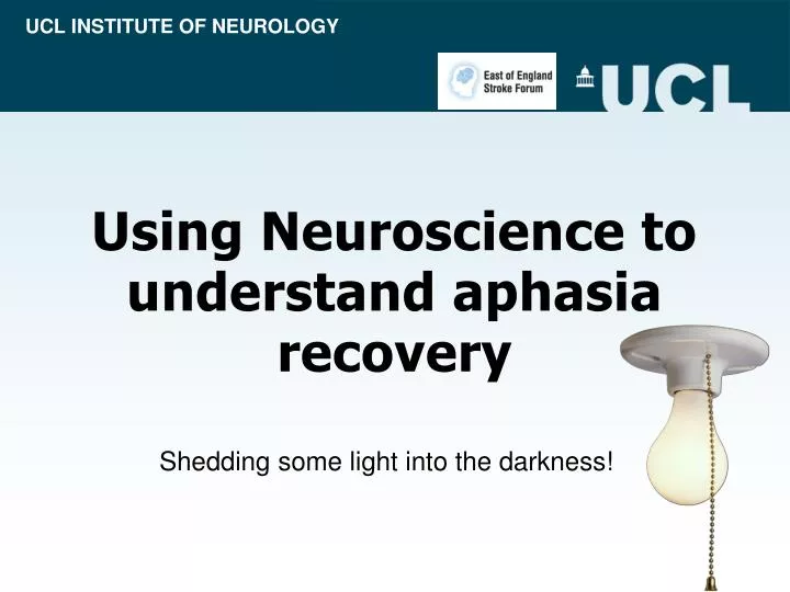 using neuroscience to understand aphasia recovery