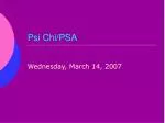 Psi Chi/PSA - slide 1