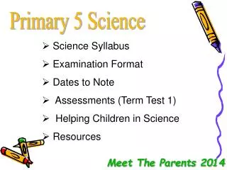 Primary 5 Science
