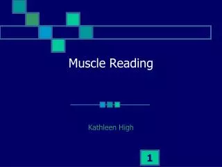 Muscle Reading