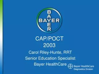 CAP/POCT 2003