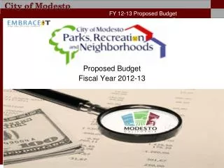 Proposed Budget Fiscal Year 2012-13