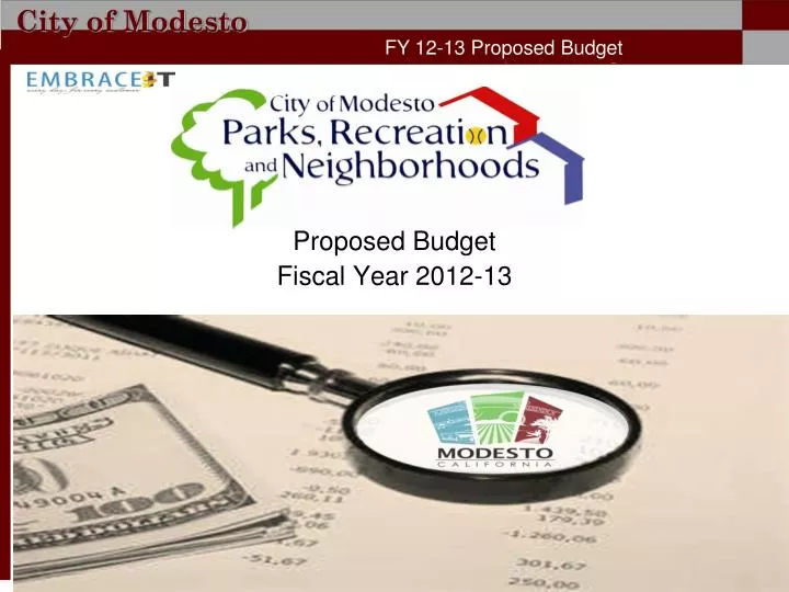 proposed budget fiscal year 2012 13