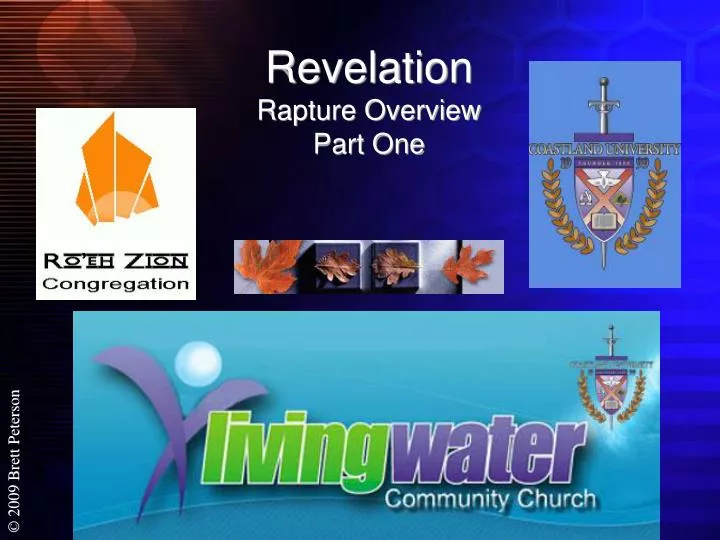 revelation rapture overview part one