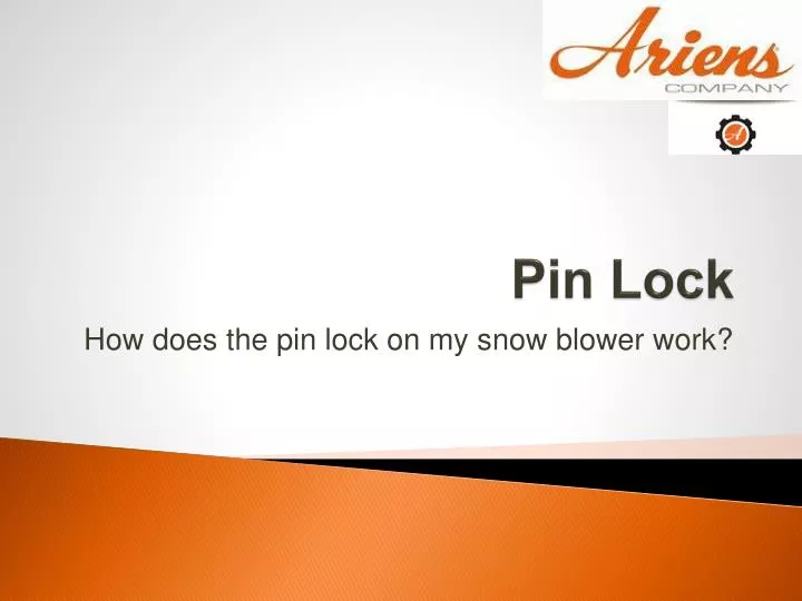 pin lock