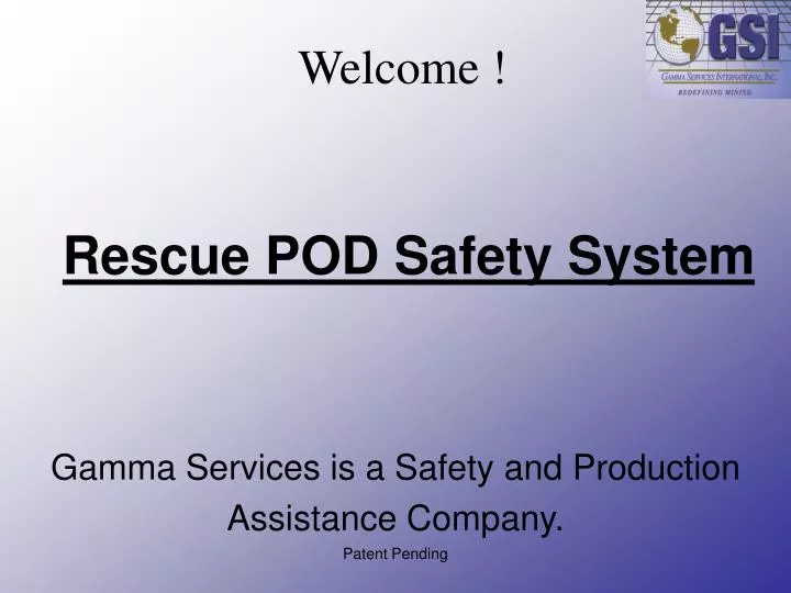 rescue pod safety system
