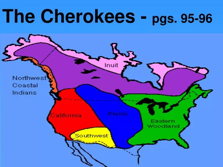 the cherokees pgs 95 96