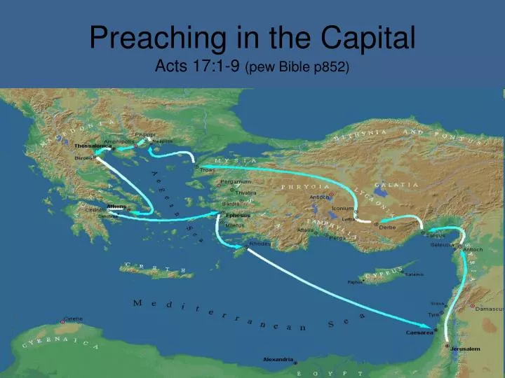 preaching in the capital acts 17 1 9 pew bible p852