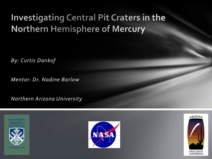investigating central pit craters in the northern hemisphere of mercury