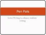 Pen Pals - slide 1
