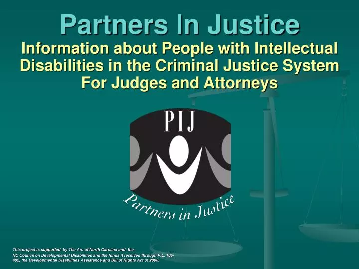 partners in justice