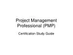 Project Management Professional (PMP) - slide 1