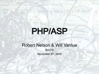 PHP/ASP