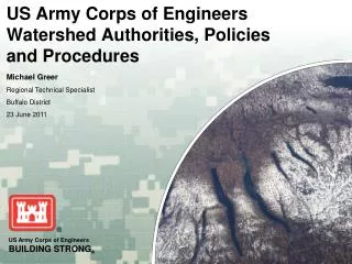 US Army Corps of Engineers Watershed Authorities, Policies and Procedures