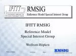 Reference Model Special Interest Group - slide 1