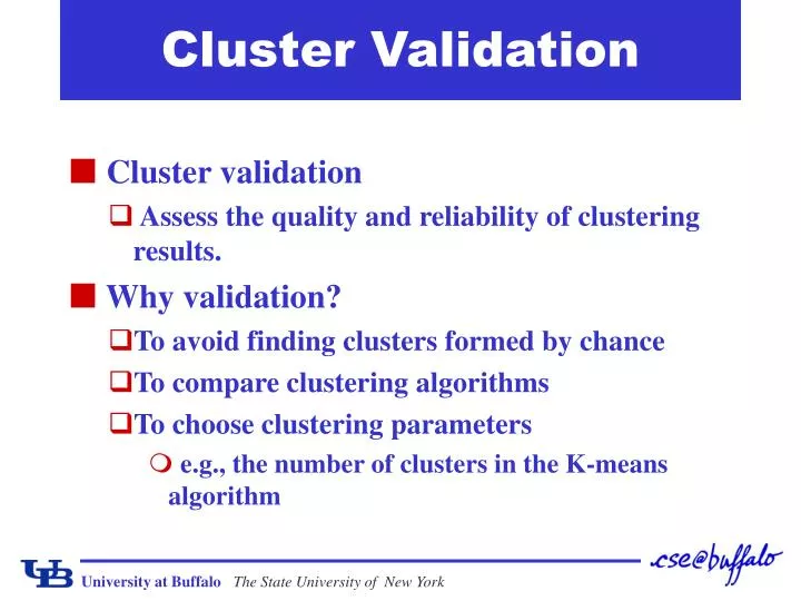 cluster validation