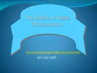 arkansas/dfa/procurement 501-324-9316