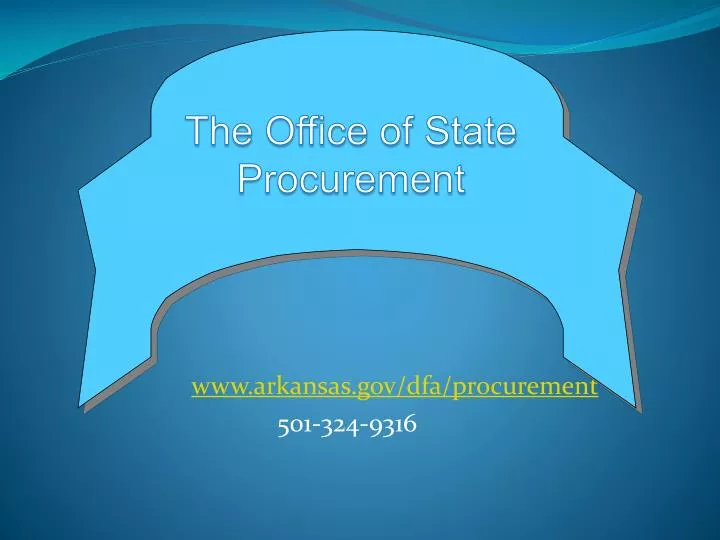 www arkansas gov dfa procurement 501 324 9316