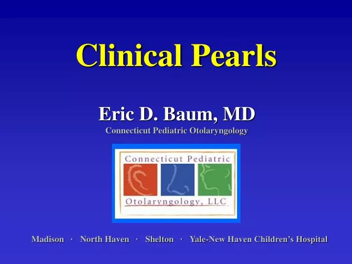 clinical pearls