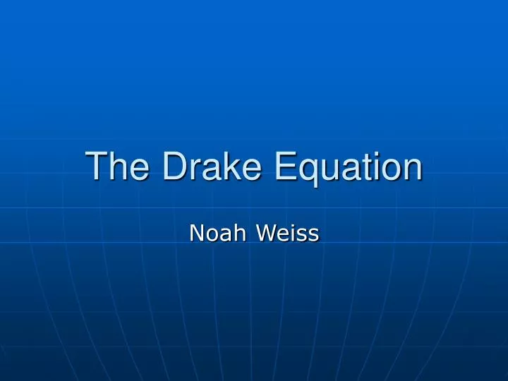 the drake equation