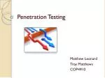 Penetration Testing - slide 1