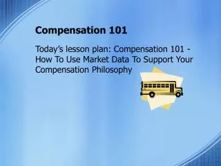 Compensation 101