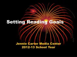 Setting Reading Goals