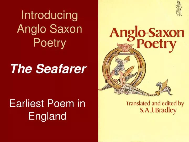 introducing anglo saxon poetry