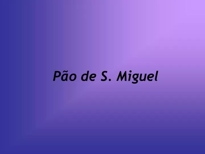 p o de s miguel