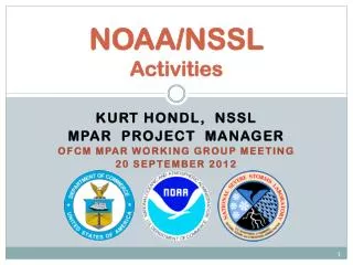 NOAA/NSSL Activities