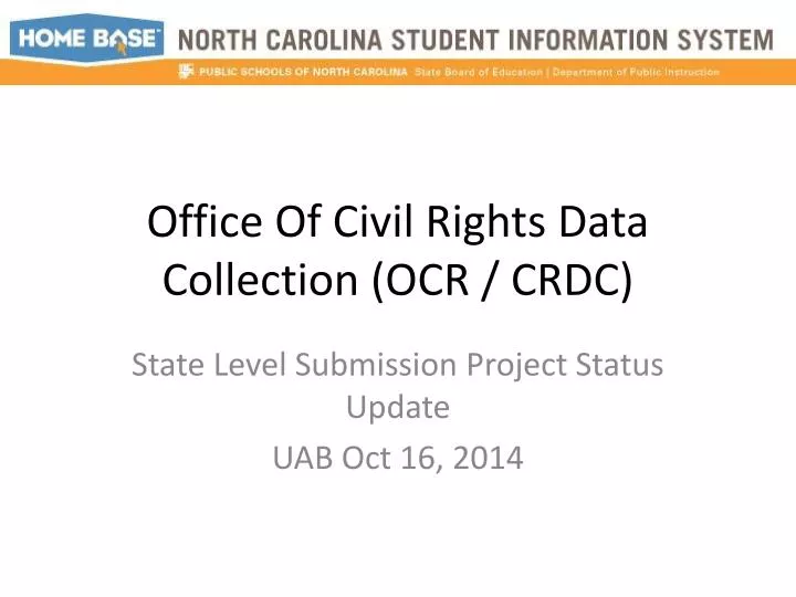 office of civil rights data collection ocr crdc
