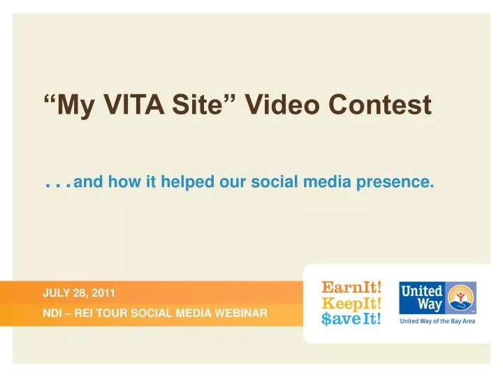 my vita site video contest and how it helped our social media presence