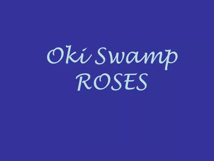 oki swamp roses