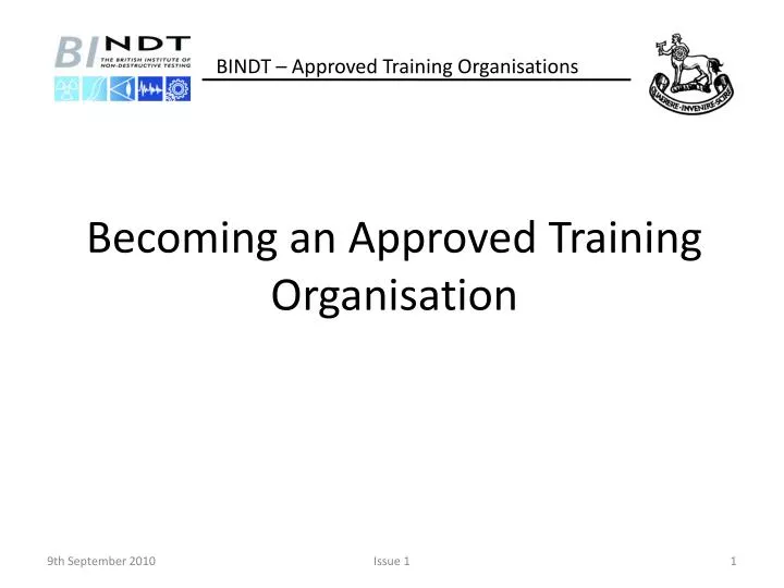 becoming an approved training organisation