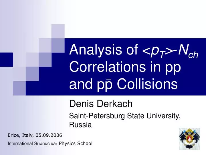 analysis of p t n ch correlations in pp and pp collisions