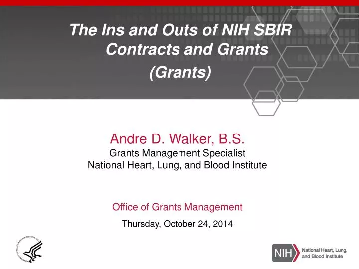 the ins and outs of nih sbir contracts and grants grants