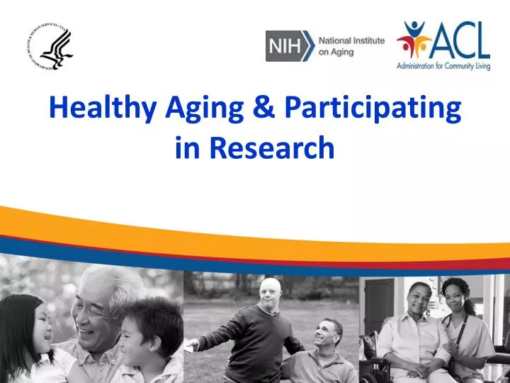 healthy aging participating in research