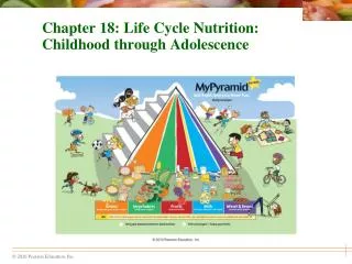 Chapter 18: Life Cycle Nutrition: Childhood through Adolescence