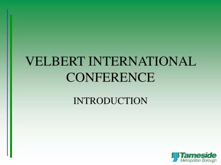 velbert international conference