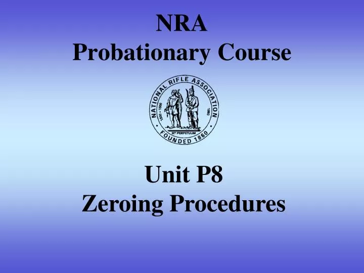 nra probationary course