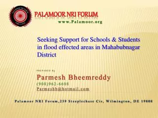 Palamoor NRI Forum