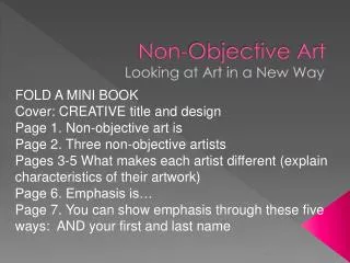 Non-Objective Art