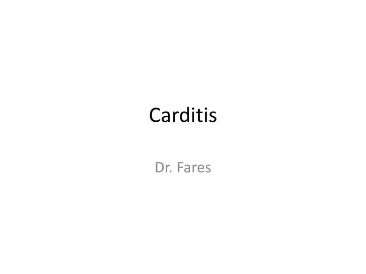 carditis