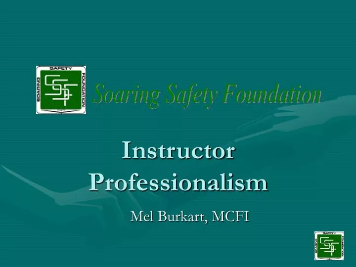 instructor professionalism