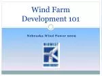 Wind Farm Development 101