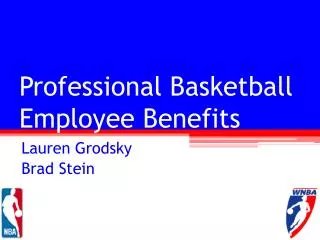 Professional Basketball Employee Benefits